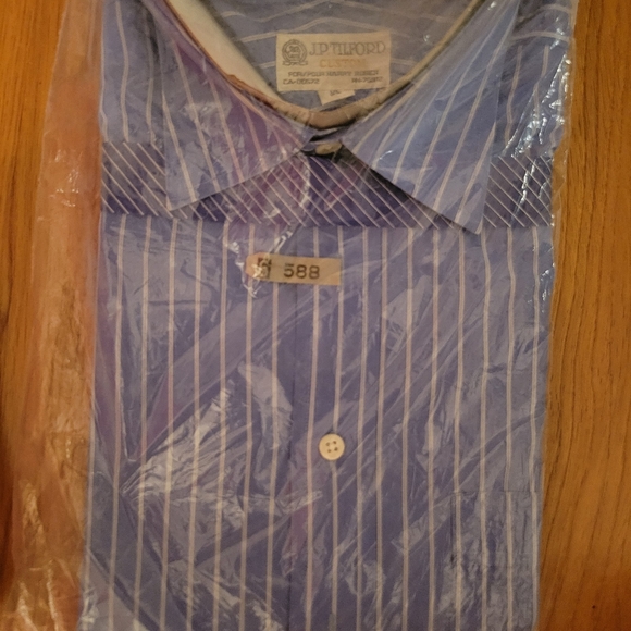 J.P Tilford Striped button down 16neck size 35 - Picture 1 of 1